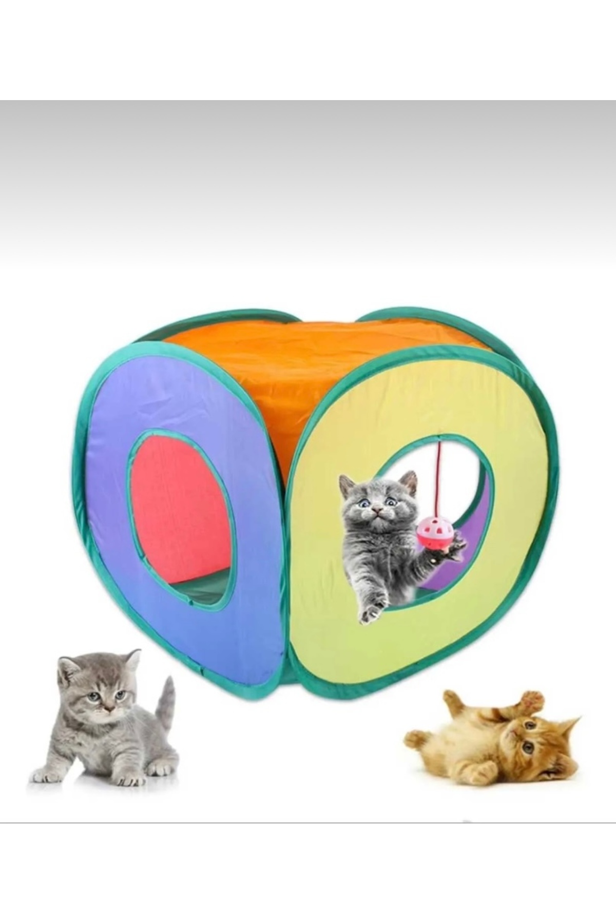 KARE KEDİ OYUN TÜNELİ