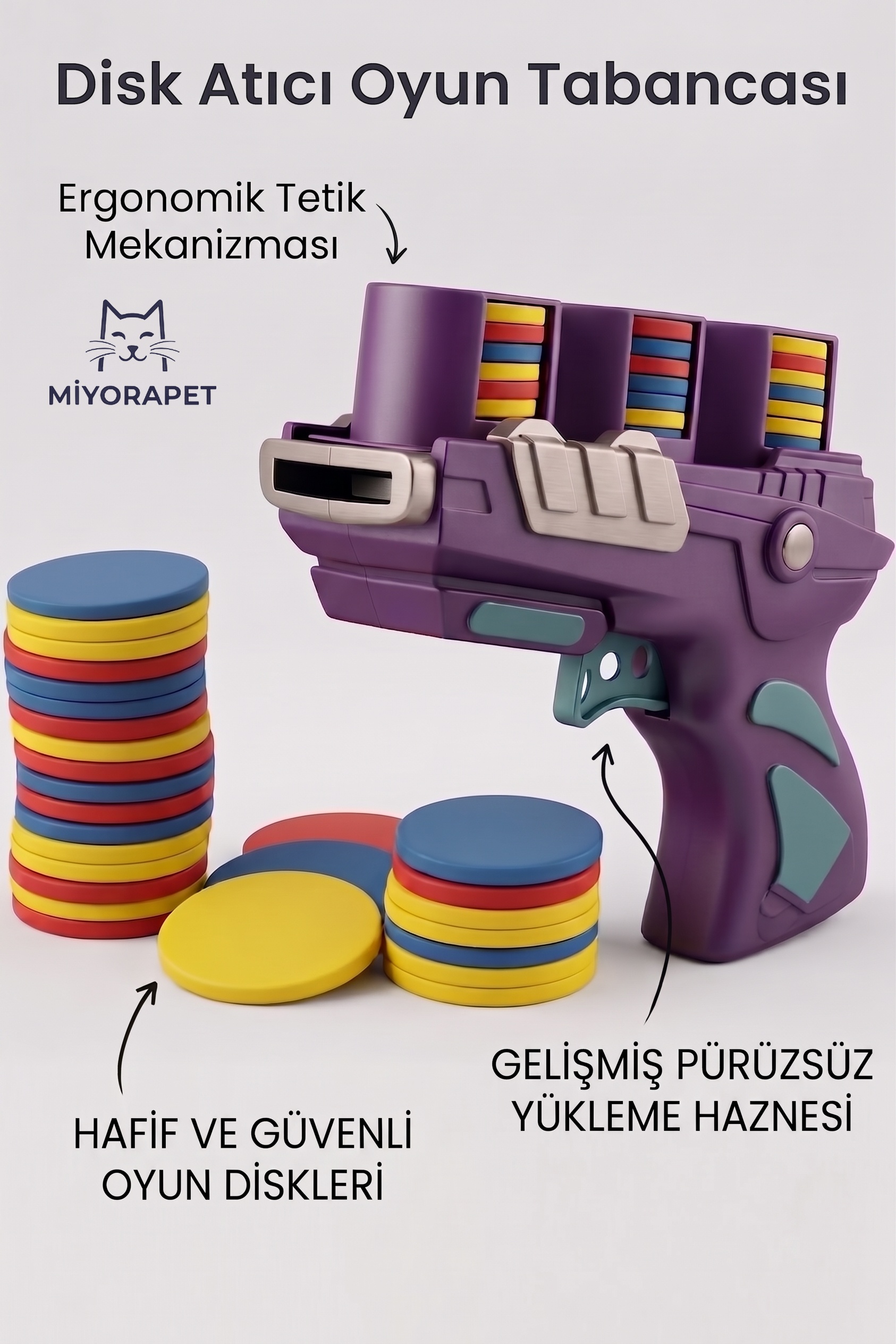 KEDİ OYUNCAK TABANCA * 2 ADET
