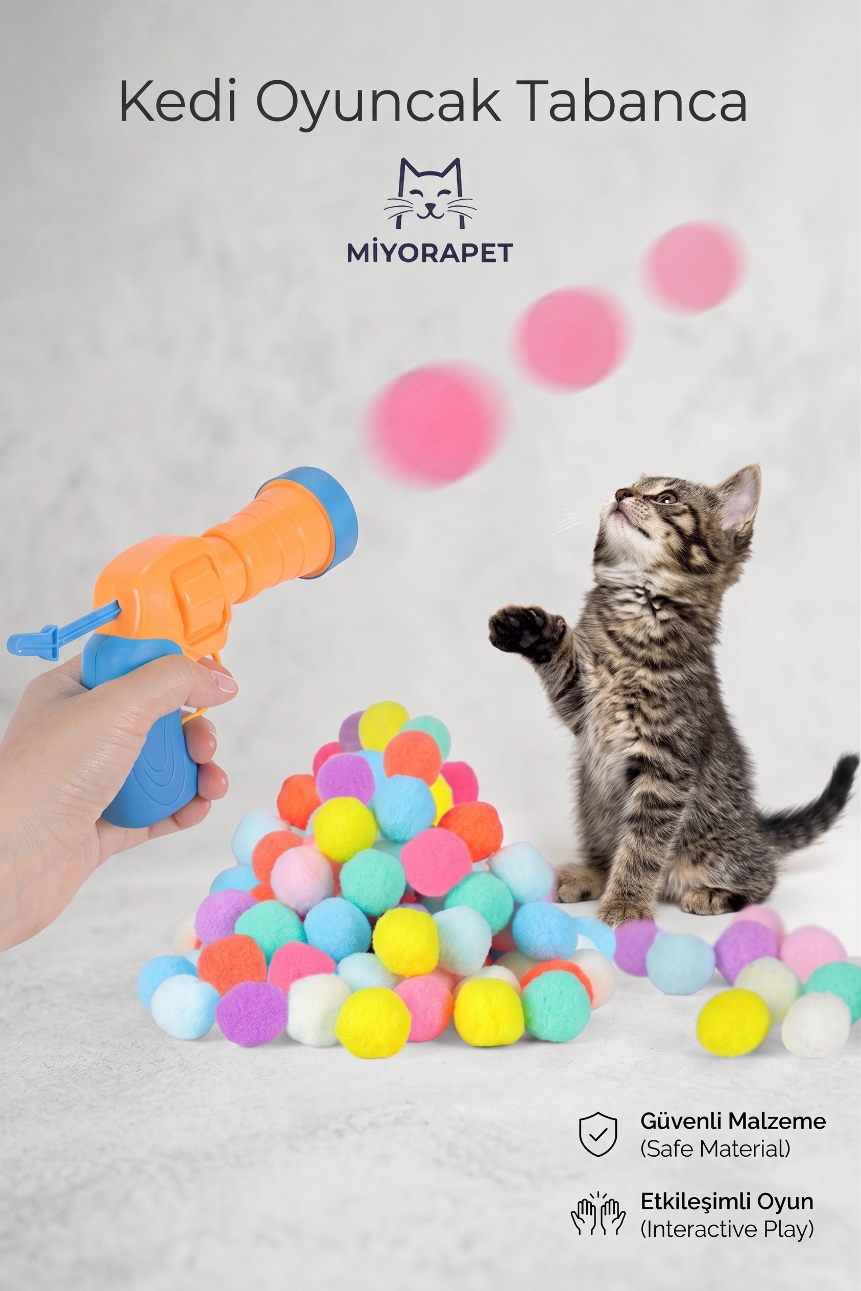 KEDİ OYUNCAK TABANCA * 2 ADET
