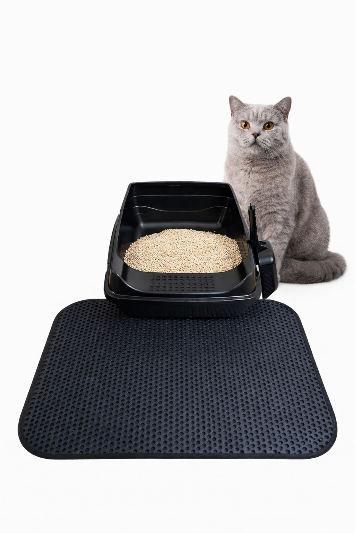 ELEKLİ AÇIK KEDİ+PASPAS SET