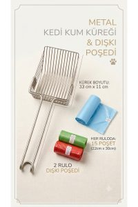 KEDİ KUM KÜREĞİ PLASTİK
